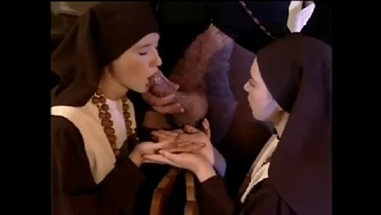 Two nuns doing penances ... anal