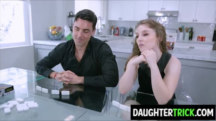 Bro Dads swap daughters during a game of domino