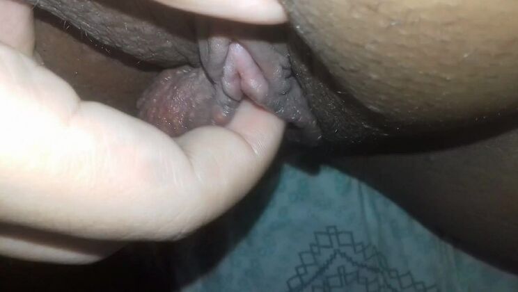 ORGASM of a Horny Shaved Pussy