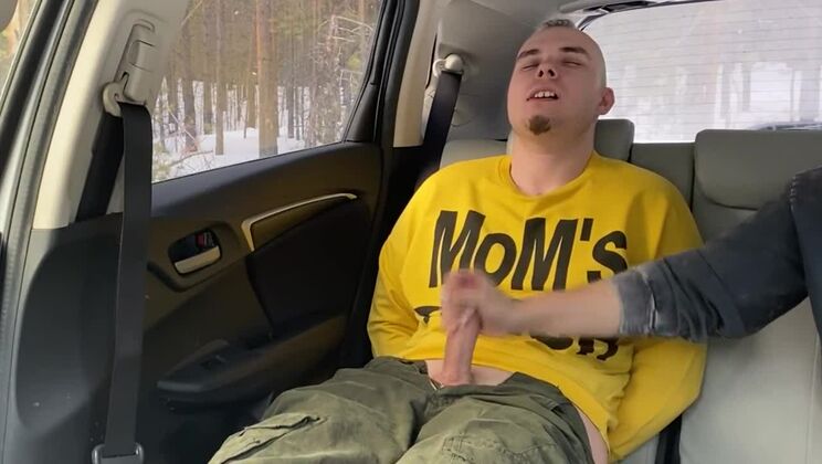 I was tied up in the car and made to cum