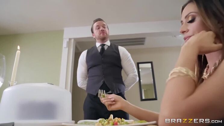 Ariella Ferrera and Kyle Mason: A Intimate Dinner for Two, Followed by Explicit Anal and Creampie