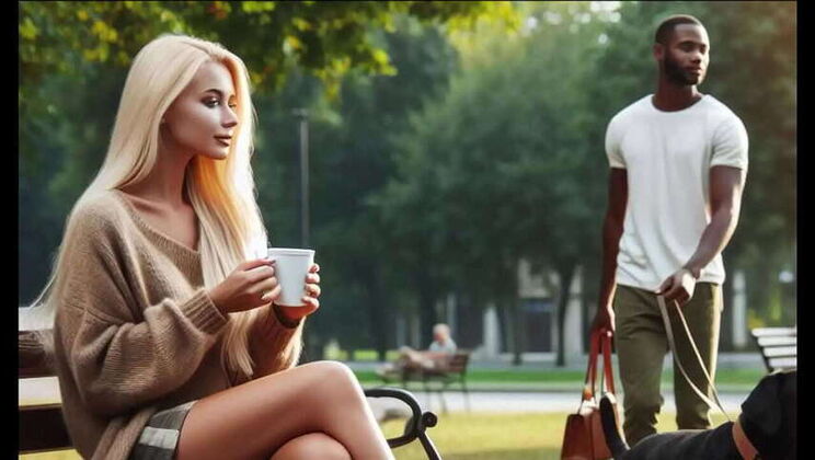 Cheating White Female's Encounter with a Well-Endowed Black Man in the Park - BBC Audio Story