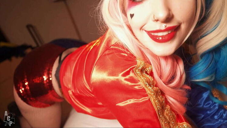 Harley Quinn's Pink Kitty Ravaged by The Joker: Rachel Luxe and Gibby The Clown's X-Rated Encounter