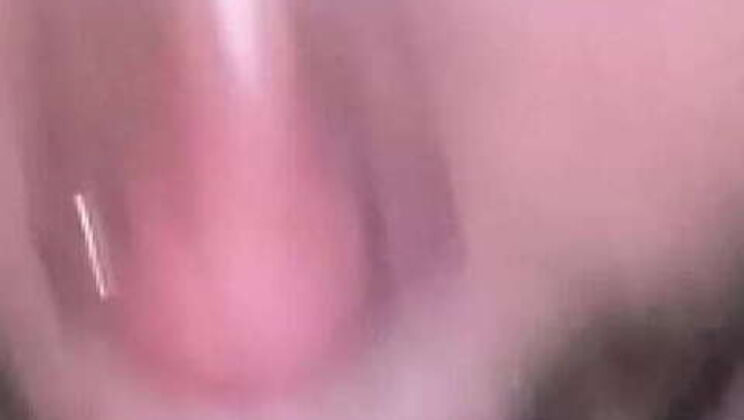 Blonde Amateur Deepthroats Green-Eyed Guy, Flooding Herself with Goo