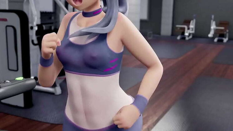 Nagatoro's Gym Adventure in 3D