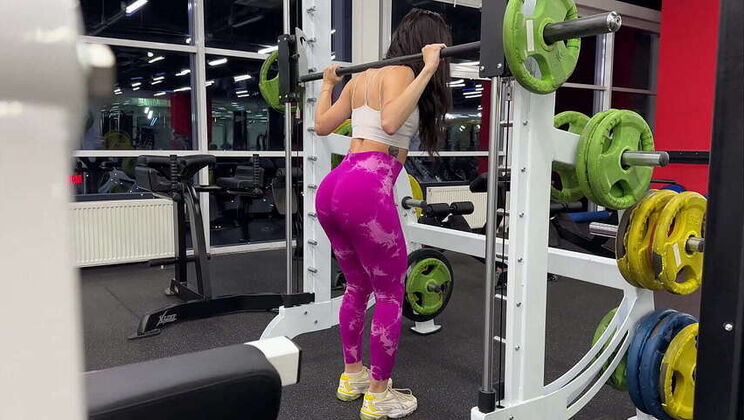 Score with Fitness Girl at Gym and Experience Intense Pleasure at Home