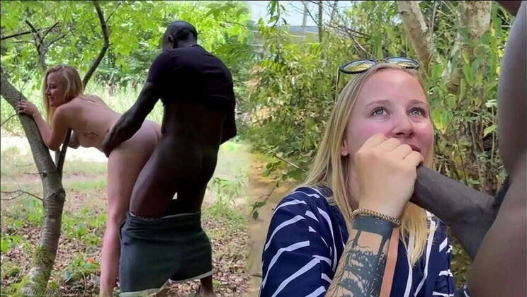 Teen Pawg Marie Hardon Caught Pissing and Fucked by a Well-Endowed Black Man - Joss Lescaf