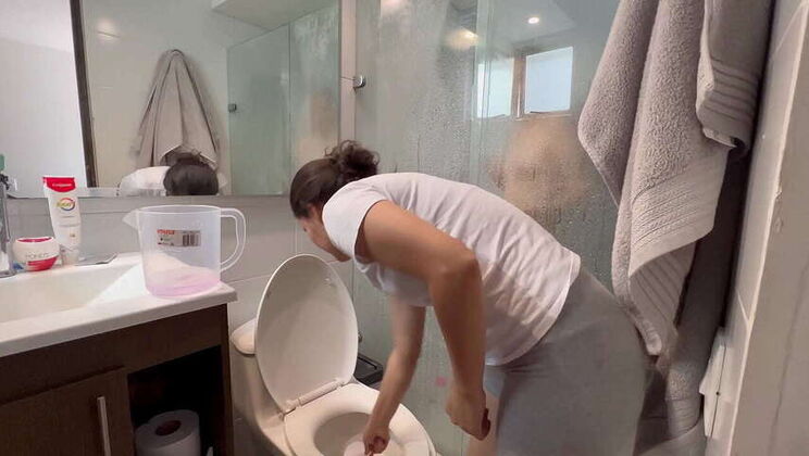 Scarlett and Chanel: A Steamy Encounter with the House Cleaner