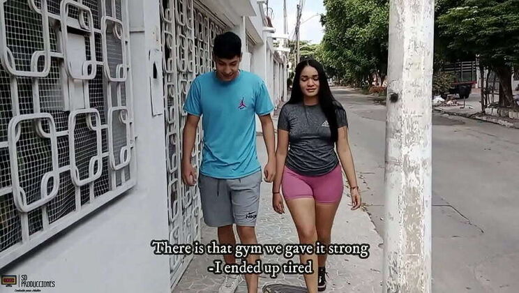 I Bring Home My Bestie After Training & Nail Her Wealthy Cunt