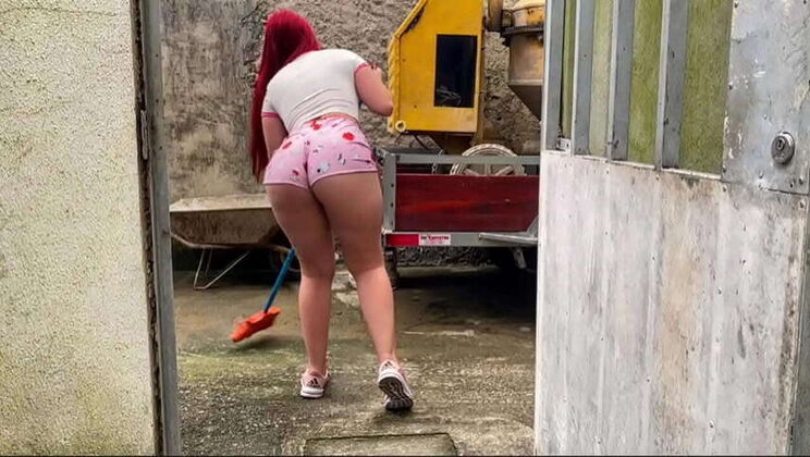 I hired this Latina maid with a luscious ass, I was thrilled