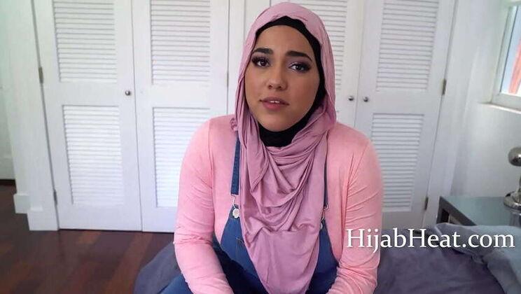 Curvy Arab Step-Sister Craves Attention, Offering Hummus for Some Fun