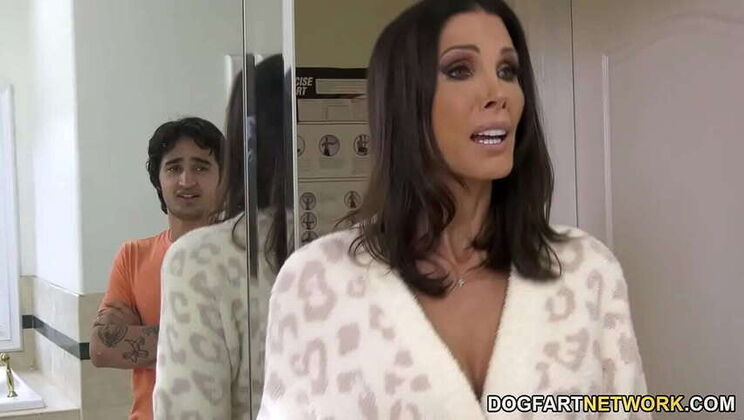 Shay Sights Receives Facial in Interracial Stepfamily Scene