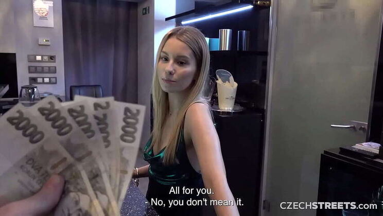Czech Streets: Wife of Brothel Owner Squirting