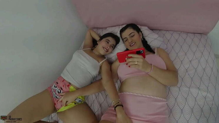 Bisexual Stepsisters' Steamy Lesbian Encounter FULL STORY