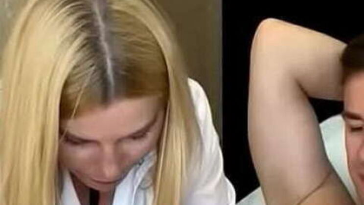 Blonde SugarNadya Completes Intimate Waxing, Tempted by This Cock