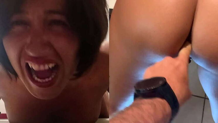 MAELLE'S Intense Anal Craving: Brutal Doggystyle & Opening Agony for Her Tight Butthole!