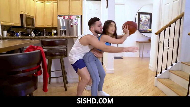 SisHD - Stepsister Violet Gems Can't Resist Stepbro and Gives Him X-Rated Treats