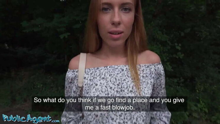 Amateur Redhead Teen: Caught Outdoor for a Naughty Anal Adventure