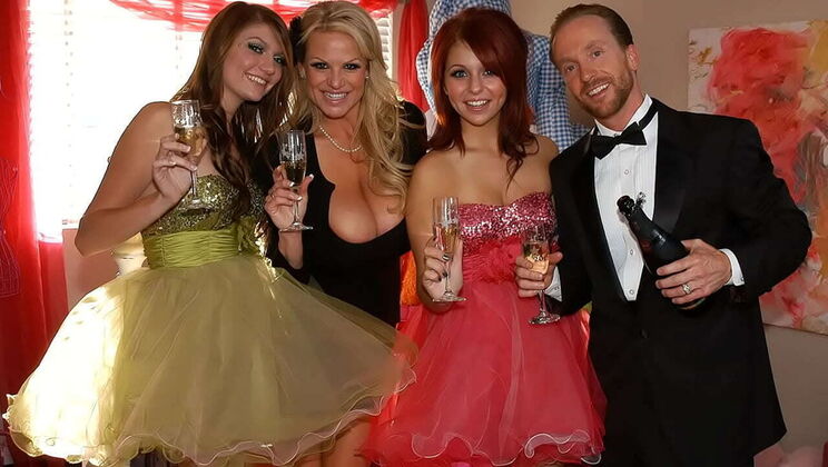 Forbidden Family Foursome Before the Big Night