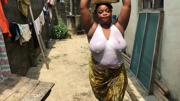 Neighborhood Encounter: Fucking My Admirer by the Water Source