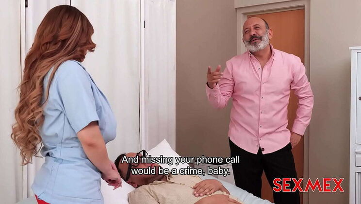 Sexy Rehab with Busty Nurse Michelle Aldrete