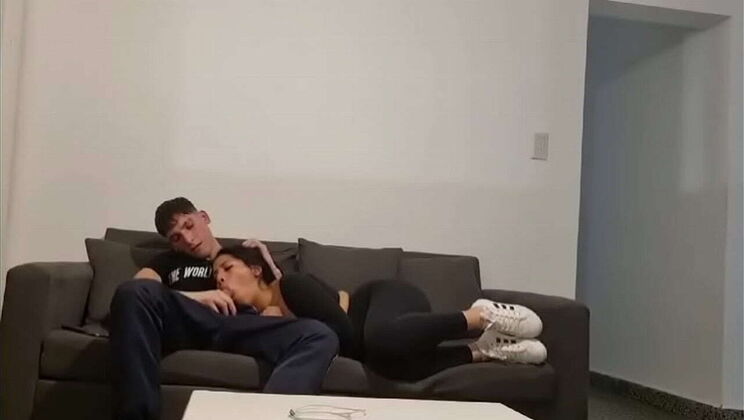 Alyne Moon's Movie Night Turns Into Hardcore Anal Fun