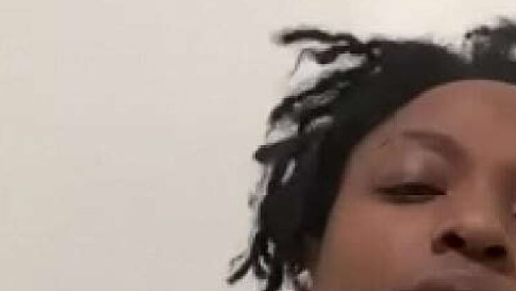 Bored and Horny? Watch This Young Ebony Girl Get Wet and Touch Herself