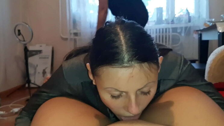 Lesbian Lovers Caught by Cleaner - Stepan, Vlasa, Semera in Hot Cunnilingus Action