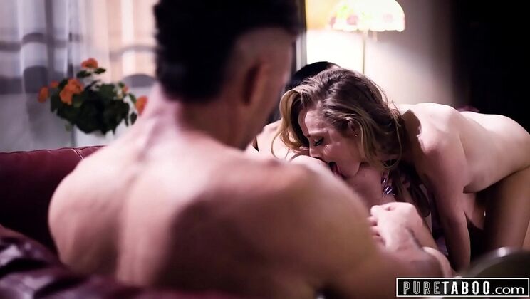 Bigamist Caught His Two Wives Cheating - Karla Kush & Alex Coal in Steamy Threesome