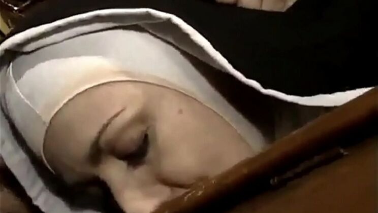 Horny Nun Takes It All: Anal, Blowjob, and Pussy Licking