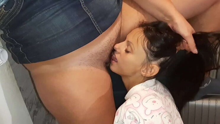Lesbian Girlfriends Reunite After Business Trip - Passionate Cunnilingus & Real Orgasms