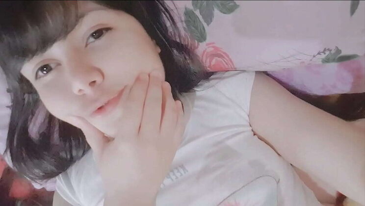 Hana Lily - Virgin Teen Masturbating Solo with Closeup Pussy Action
