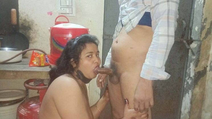 Desi Bhabhi Pinkyrani2333 Takes Brother-in-Law's Cock in Her Mouth - Big Ass, Cum Swallowing, Indian Homemade