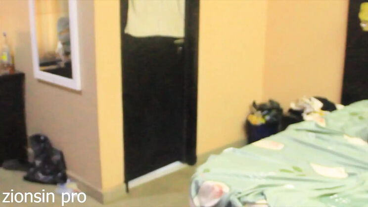 Hot Black Threesome with Stepsister and Stepbrothers in Bedroom
