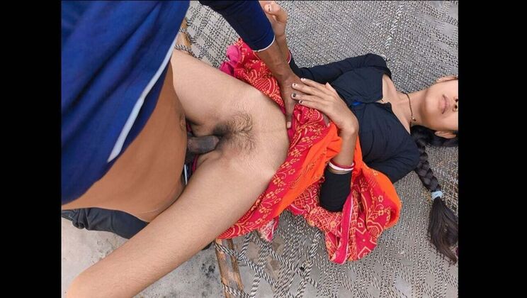 Desi Village Girl Outdoor Fuck - Tight Pussy Sex in Nature with Hindi Audio