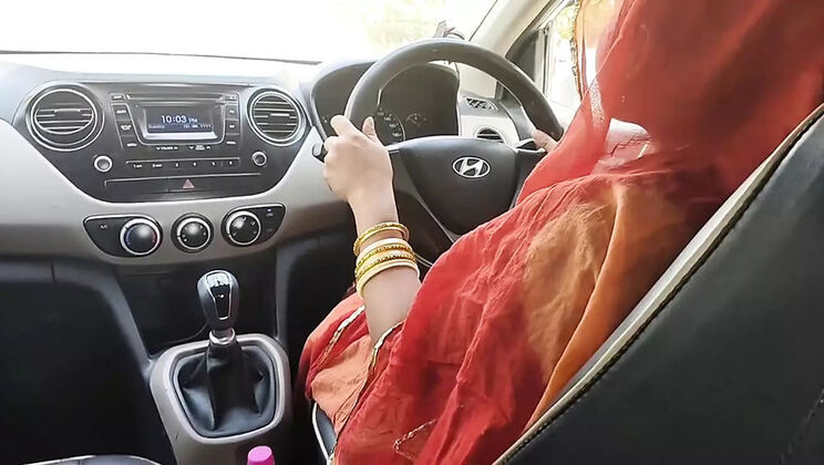 Indian Bhabhi Teaches Car Driving to Devar with Hot Anal and Doggy Style Sex