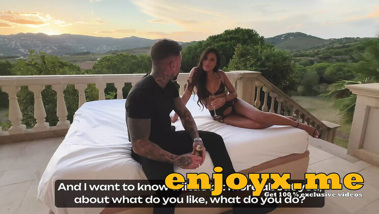 Andrea Retali, Hot Spanish Brunette with Black Hair, Fucks Hard Outdoors in 4K HD
