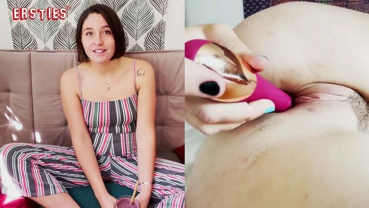 Sweet Charlie L Pleasures Herself with Vibrator - German Amateur Solo Masturbation