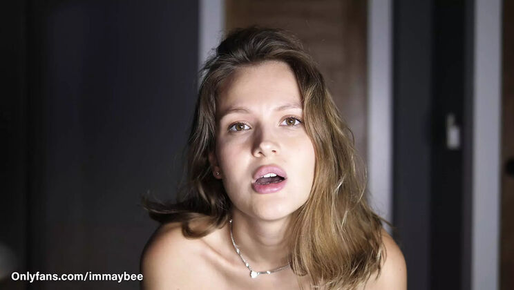 Hot Russian Babe ImMayBee Fucks New Coworkers in POV Virtual Sex - Dirty Talk & Big Tits