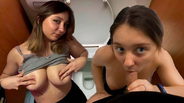18-Year-Old Russian College Girl Skips Studying for Hot Dorm Toilet Blowjob in 4K