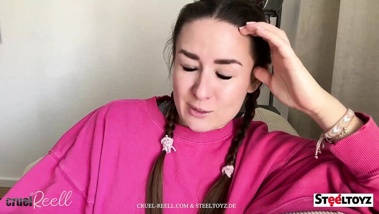 Amateur Wife Pegging Husband - Cruel Reell's Rough Femdom Strapon Action