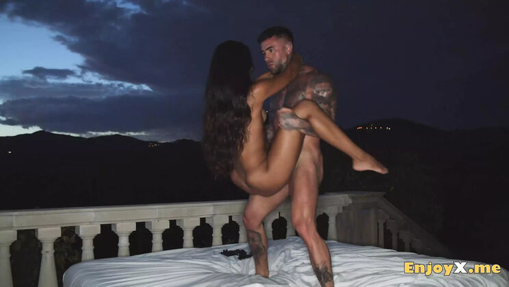 Andrea Retali, Spanish Brunette with Long Hair, Gets Wild Outdoors in Hardcore 4K Fuck