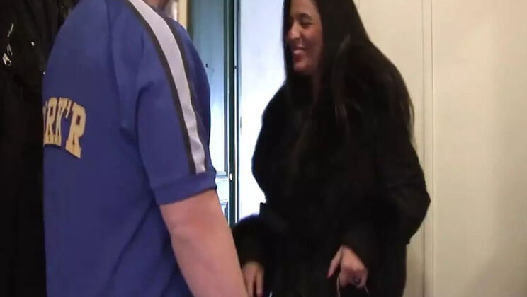 Sarah Beurette Hot Casting Blowjob with Big Natural Tits & Titty Fucking