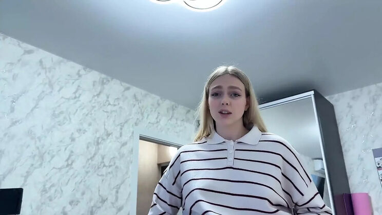 Blonde Teen Arisha Mills Gets Divorced for Sex - POV Blowjob & Doggy Style in HD