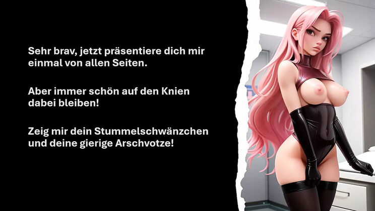 Harsh Femdom JOI: Painful CBT & Humiliation from German Mistress