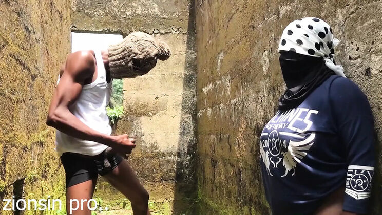 Big Black Ass Fucked Hard in Abandoned Building - Zion Pounds Fat Booty Outdoor