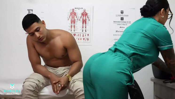 Sexy Latina Doctor Fucks Patient Hard - Mariana Martix & Angel Cruz