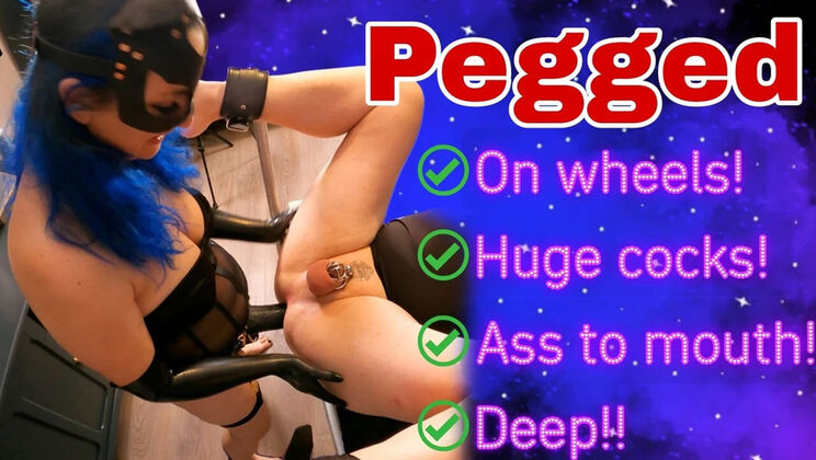 Stepmom Femdom Pegging Training Zero's Ass - Rough Strapon Fuck & BDSM Bondage - Homemade MILF Domination