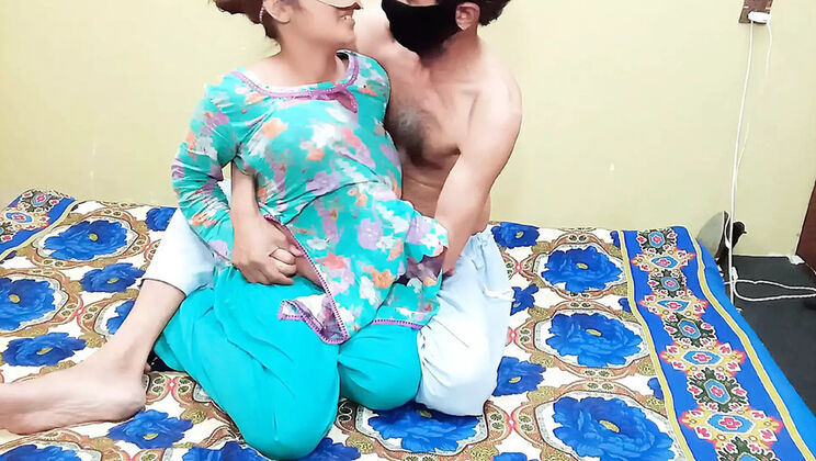 Indian Desi Bhabhi Forced by Lover - Huge Dick Makes Her Pussy Rip - Hindi Audio