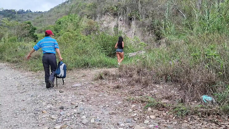 Busty Latina Stepdaughter Fucked Hard By Old Man In Jungle - Big Ass & Wet Pussy
